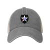 2Nd Infantry Division Ssi Baseball Cap for Men Women Mesh Back Trucker Hats Dad Golf Hat view 2