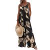 Btgghytr For Women Casual Sleeveless Loose Printed Adjustable Strap Jumpers With Pockets view 1