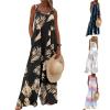 Btgghytr For Women Casual Sleeveless Loose Printed Adjustable Strap Jumpers With Pockets view 2