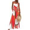 Btgghytr For Women Casual Sleeveless Loose Printed Adjustable Strap Jumpers With Pockets