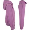 A2Z 4 Kids Unisex Plain Tracksuit Hoodie with Joggers Jogging Sweatpants Set - T.S Plain Lilac 5-6. view 3