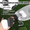 2 Pairs of Small Soccer Shin Guards, 3.1x2in Mini Shin Guards with Storage Mesh Bag Protective Tiny Shin Pads Miniature Shin Guards Protective Equipment for Youths and Adults(Black, White) view 4