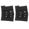 2Pcs Baseball Training Catching Glove Soft Mini Baseball Web Field Training Gloves Black for 1.5 to 2.4 Inches Ball view 4