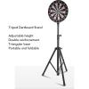 Alomejor Adjustable Height Tripod Dartboard Stand, Stainless Steel Heavy Duty Stable Support for Recreation Quick Setup and Foldability view 4