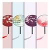 Dntum Folding Fan Double-Sided Circular Fan Ancient Style Chinese Style Women's Long Handle Tassel Han Chinese Clothing Cheongsam Jump Fan view 2