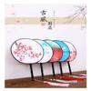 Dntum Folding Fan Double-Sided Circular Fan Ancient Style Chinese Style Women's Long Handle Tassel Han Chinese Clothing Cheongsam Jump Fan view 3