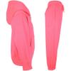 A2Z 4 Kids Unisex Plain Tracksuit Hoodie with Joggers Jogging Sweatpants Set - T.S Plain Neon Pink 13. view 3