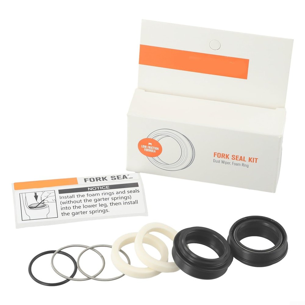 Bicycle Fork Seal 30-40mm, Fork Oil Seals Kit Fit For FOX, For ROCKSHOX, For MANITOU, For, Bicycle Front Fork Seal Kit, Front Fork Shock Oil Seal And Seal Set(40x53mm) (32x44.7mm)