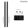 Dreamlin 2m Aerial Flying Pole Portable Suspension Fitness Tube Hanging Rotary Silicone Steel Dancing Pole Gym Equipment for Home Bar (Black) view 2