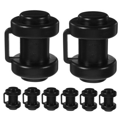 COOLHIYA 8pcs Trampoline Rod Caps Professional Trampoline Replacement Wear-Resistant Plastic Parts