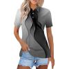 Generic Basic Tees - Dressy & Casual Ladies Tops - Short Sleeve Women's Golf Shirt - Green Polo Shirts for Golf Attire view 1