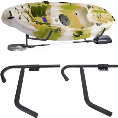 OVARIA Wall Mount Kayak Paddle Storage Rack 90 Rotatable Surfboard Rack Hanger Folding Kayak Wall Mount Bracket Surfboard Accessories