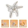 SSTANGLU Jeweled Trinket Box Starfish Jewelry Box Hinged Collectible Jewelry Holder Sea Animals Figure Jewelry Organizer for Necklace Ring Bracelet Earrings view 4