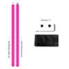 Dreamlin 2m Aerial Flying Pole Portable Suspension Fitness Tube Hanging Rotary Silicone Steel Dancing Pole Gym Equipment for Home Bar (Pink) view 2