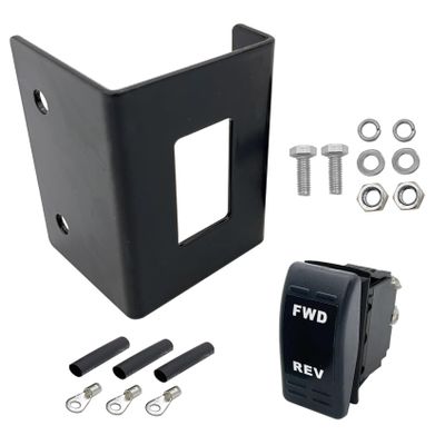 Trexflow TF Momentary Rocker Switch 3014187 Replacement 12V Forward and Reverse Switch SPDT for Dump Body tarp System Anti-ice System with Bracket 3014188