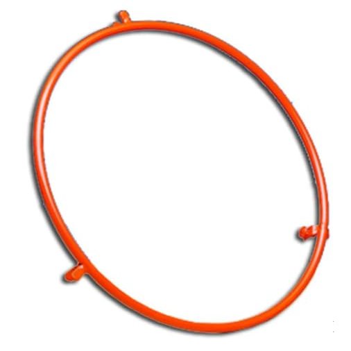 Gared PR Practice Ring, 17 inch Basketball Goal Reducer, Powder-Coated Orange, for Shooting Accuracy Improvement