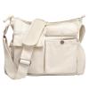 High Density Canvas Messenger Bag for Men/Women, 15 Inch Crossbody Shoulder Bag, Large Tote Bag for College/Travel/Work Daily UseBeige view 1
