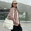 High Density Canvas Messenger Bag for Men/Women, 15 Inch Crossbody Shoulder Bag, Large Tote Bag for College/Travel/Work Daily UseBeige view 3