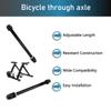 Cycling Thru Axle Adapter for x 142 to x 148mm Hub, Adjustable Length Aluminum Alloy Cycling Trainer Shaft High Strength CyclingTrainer Axle view 2
