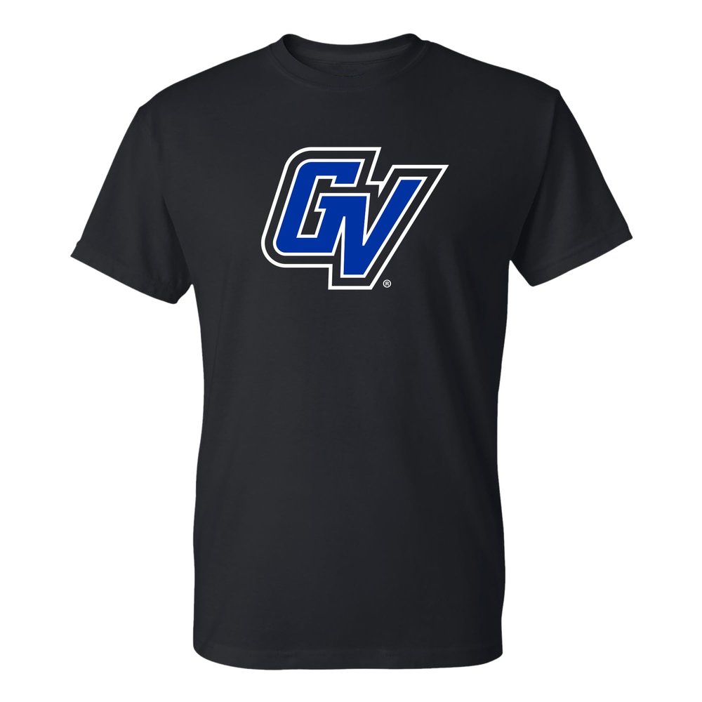 UGP Campus Apparel AS02 - GVSU Grand Valley State University Lakers Primary Logo T Shirt - Large - Black