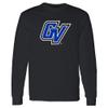 UGP Campus Apparel AL02 - GVSU Grand Valley State University Lakers Primary Logo Long Sleeve T Shirt - 2X-Large - Black view 1