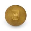 HAEST Nordic Competition Shot Put 4 kg - Brass Matt - Premium Grip - 100 mm Diameter - Perfect for Training - WA-certified