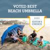 Sport-Brella Super-Brella SPF 50+ Sun and Rain Canopy Umbrella for Camping, Beach and Sports Events (8-Foot, Blue, 2-Pack) view 2