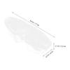 HONMEET Swim Eyewear Case Durable Goggle Storage Box for Protection and Organization Clear Box for Goggles and Accessories for Adults and Boys and Girls for Swimmers view 2