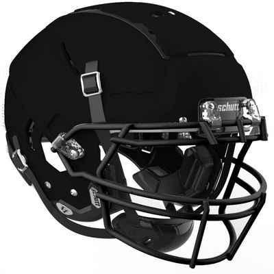 League Outfitters Schutt Adult F7 2.0 Football Helmet with Black F7-ROPO-NB Facemask (Matte Black, X-Large)