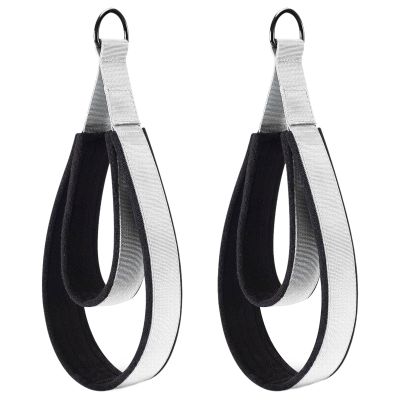Aymzbd 2X Pilates Double Loop Straps D Rings Straps Handle Pilates Accessories Pilates Equipment Exercise for Improve Flexibility
