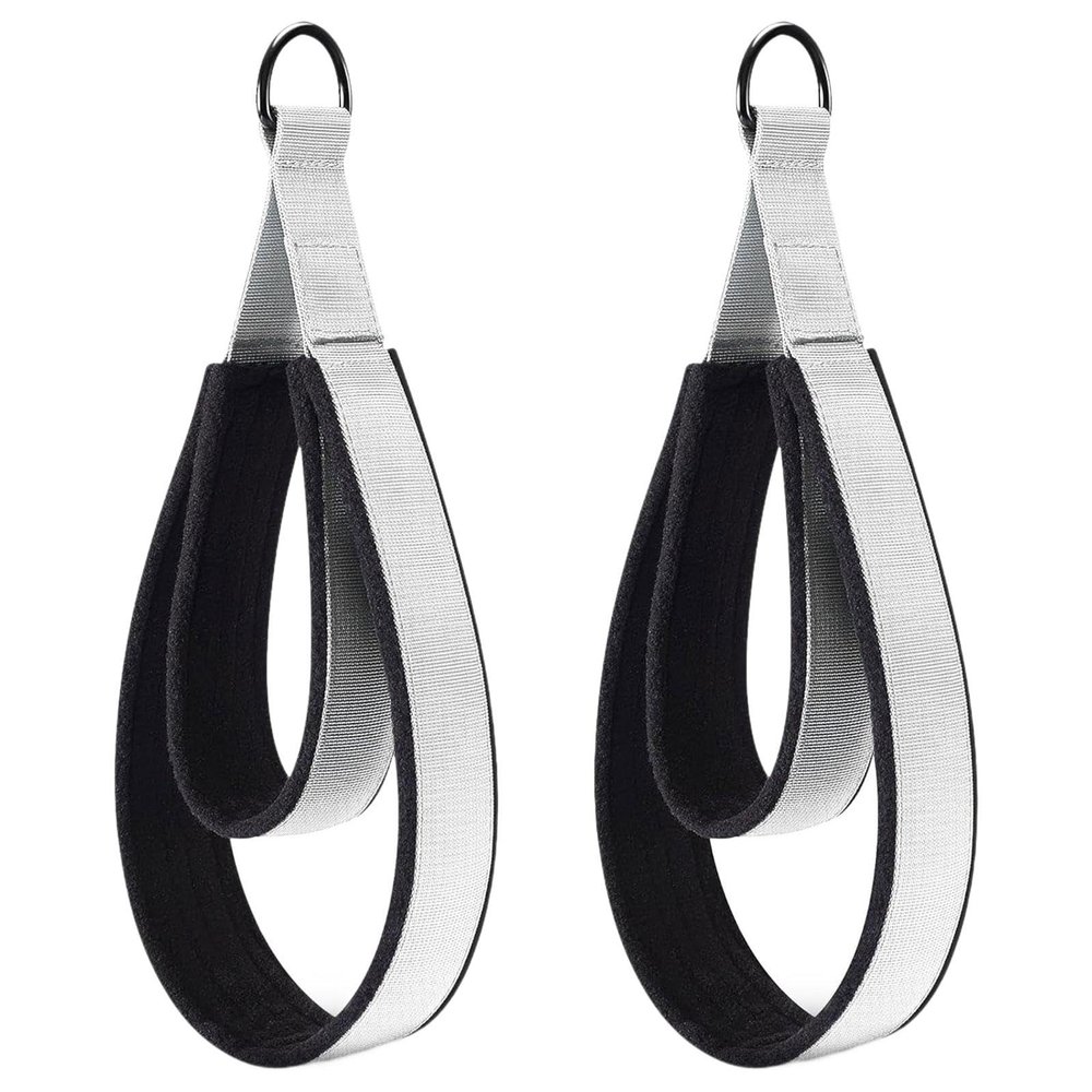 Aymzbd 2X Pilates Double Loop Straps D Rings Straps Handle Pilates Accessories Pilates Equipment Exercise for Improve Flexibility