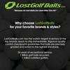 LostGolfBalls - 100 Titleist DT Trusoft Golf Balls in Near Mint Condition, Recycled Used Golf Balls, AAAA Quality Quality, White view 3