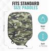 Palms-O-Aces Pickleball Paddle Cover | Canvas Padded Pickleball Paddles Sleeve with Zipper | Lightweight Protective Paddle Case for Standard Paddles | Paddle Cover Accessory | Army Camo view 3