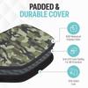 Palms-O-Aces Pickleball Paddle Cover | Canvas Padded Pickleball Paddles Sleeve with Zipper | Lightweight Protective Paddle Case for Standard Paddles | Paddle Cover Accessory | Army Camo view 4