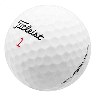 LostGolfBalls - 36 Titleist DT Trusoft Golf Balls in Near Mint Condition, Recycled Used Golf Balls, AAAA Quality Quality, White
