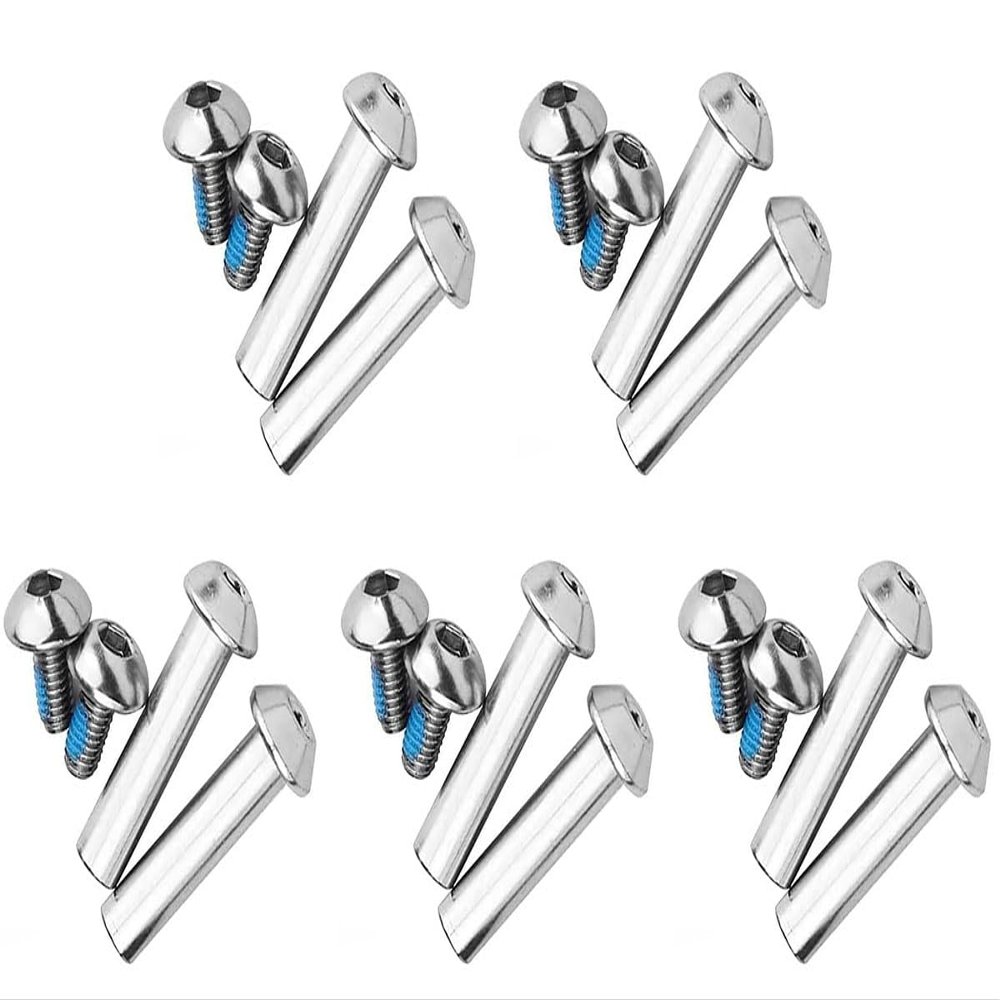 Mountain Bike Shock Absorber Screw 21-86MM Bike Full Suspension Absorber Bolts Rear Shock Screws 2/4/10 PCS M8 Steel Strong Screws for E-bike,Scooter,Folding Bike (10PCS,75mm)