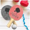6pcs Long Table Tennis Racket Protector Film Portable Adhesive Film Racket Cover for Paddle Double-Sided Protective Film Gray view 3
