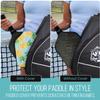 Palms-O-Aces Pickleball Paddle Cover | Canvas Padded Pickleball Paddles Sleeve with Zipper | Lightweight Protective Paddle Case for Standard Paddles | Paddle Cover Accessory | Pineapple view 2