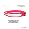 Amphipod 360 Full-Viz Plus Reflective Belt, Outdoor Runners High Reflectivity Belt with Storage for Running, Jogging & Walking - Pink - XL view 2