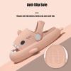 Jfxgjuv Sharklas Kids, Sharklas Originales Kids, Shark Slides Kids with Strap, Chanclas De Tiburon, Sharky Chanclas Kids Non-Slip Thick Sole Open Toe Shark Sandals (Green,7-7.5 Toddler) view 4