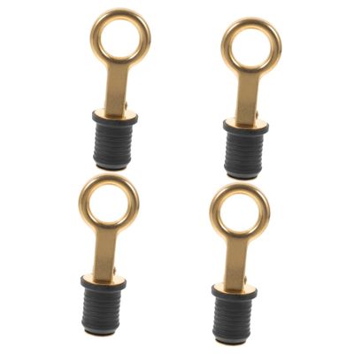 INOOMP 4pcs Boat Drain Drain Hole Stopper for Kayaks Canoes and Boats Easy Installation Prevents Water Ingress Replacement