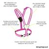 Amphipod Xinglet Lite, Minimalist High Visibility Reflective Safety Running Vest for Men & Women - Pink - OS view 2