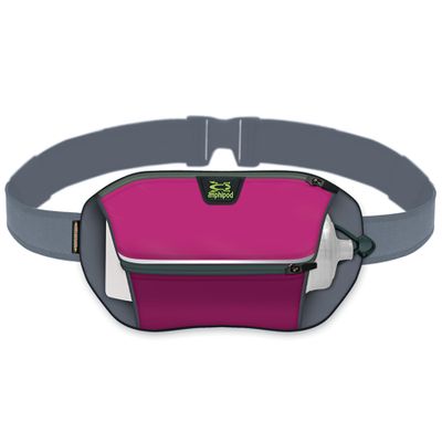 Amphipod Velocity Plus Bottle Pack, Storage & Hydration Belt, 5K/10K, Endurance & Ultra Running, Men & Women - Raspberry - ADJ