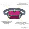 Amphipod Velocity Plus Bottle Pack, Storage & Hydration Belt, 5K/10K, Endurance & Ultra Running, Men & Women - Raspberry - ADJ view 2