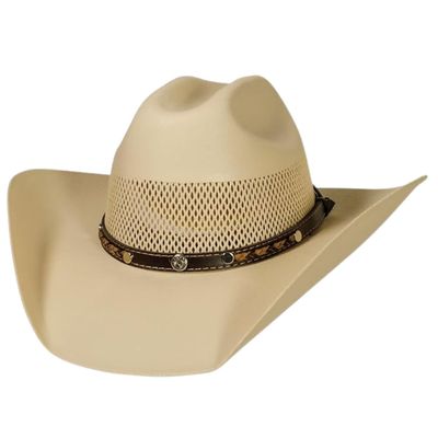 American Hat Makers Austin Western Cowboy Hat for Men and Women Cream LG