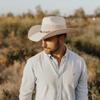 American Hat Makers Austin Western Cowboy Hat for Men and Women Cream LG view 2
