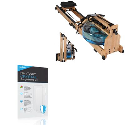 BoxWave Screen Protector Compatible with Ergatta Rower - ClearTouch Crystal ToughShield 9H (2-Pack), Clear 9H Tough Flexible Film Screen Protector