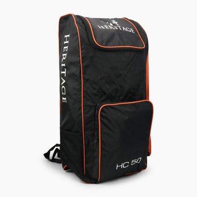 Heritage Shadow Black Cricket Backpack Sports Bag 60 litre Duffle Duffel Large Bag 60L Padded Adjustable
