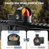 SECDES Red Dot Sight,3 MOA Handgun Scopes Shock Resistance Waterproof Red Dot, Durable Shake Awake Parallax-Free Pistol Sight for RMR view 3