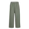 Cropped Linen Pants for Women Summer Lounge Pants for Women Loose Fit Petite Womens Linen Capri Pants with Pockets Drawstring Elastic Waisted Cropped Pants Linen Clothes for Women Petite view 3